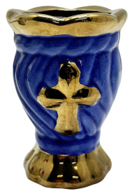 Лампада настольная комбинированая Витая 9см