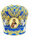 Митра иерейская вышивка на парче (Царская)  56р