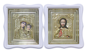 Вседержитель Казанская  №27Ф (риза золото) 25/27 см