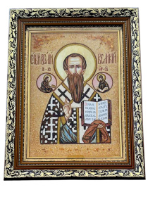 Василий Великий (янтарь) 30/38 см