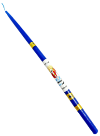 Свеча Иерусалимская парафиновая (синяя/1)