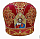 Митра, бархат, бордо (вышивка) 60р