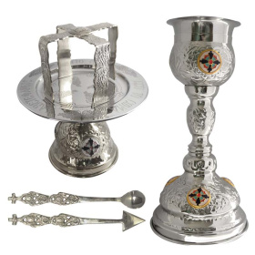 ЕВХАРИСТИЧЕСКИЙ НАБОР 250мл Никель Греция (830N)