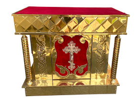 ЖЕРТВЕННИК    Красный   ↕90см ↔105см ↔60см    Булат Бархат