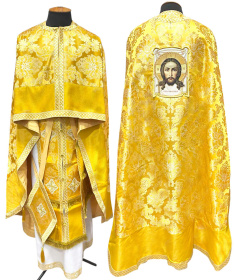 Облачения греческого покроя комбинированное (икона Спас Нерукотворный) 54/145см