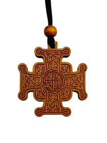Подвеска Крест ПЦУ (тиснение) 4,/4,5 см