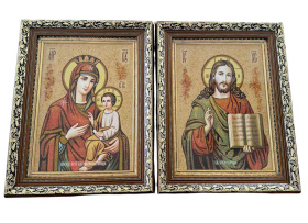 Пара Спаситель и Скоропослушница (янтарь) 30/38